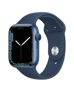 Смарт-годинник Apple Watch Series 7 GPS 45mm Blue Aluminum Case With Blue Sport Band (MKN83)