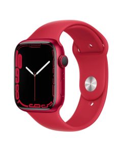Смарт-часы Apple Watch Series 7 GPS 45 мм PRODUCT RED с корпусом из алюминия и красным спортивным ремешком PRODUCT RED (MKN93)