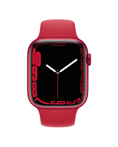 Смарт-часы Apple Watch Series 7 GPS 45 мм PRODUCT RED с корпусом из алюминия и красным спортивным ремешком PRODUCT RED (MKN93)