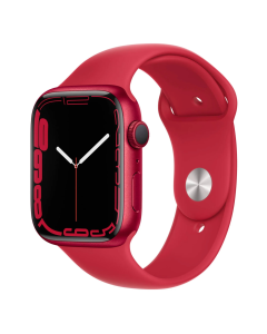 Смарт-часы Apple Watch Series 7 GPS 45 мм PRODUCT RED с корпусом из алюминия и красным спортивным ремешком PRODUCT RED (MKN93)