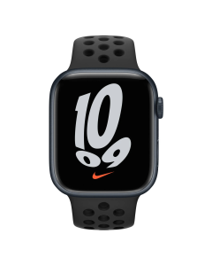 Смарт-годинник Apple Watch Nike 7 GPS 41mm Midnight Aluminum Case w. Anthracite/Black Nike Sport Band (MKN43
