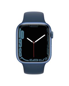 Смарт-годинник Apple Watch 7 4G 45mm Blue Aluminum Case With Blue Sport Band (MKJT3/MKJA3)