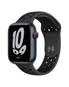 Смарт-годинник Apple Watch Nike 7 4G 41mm Midnight Aluminum Case with Anthracite/Black Nike Sport Band (MKHM3)