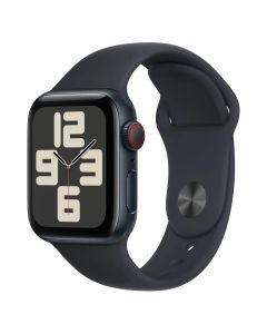 Смарт-годинник Apple Watch SE 2 GPS + Cellular 44mm Midnight Aluminum Case with Midnight Sport Band M/L (MRH73)