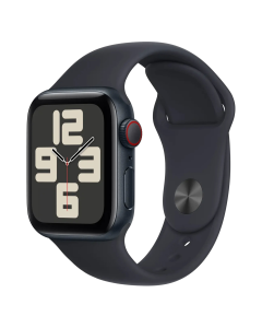 Смарт-годинник Apple Watch SE 2 GPS + Cellular 44mm Midnight Aluminum Case with Midnight Sport Band M/L (MRH73)