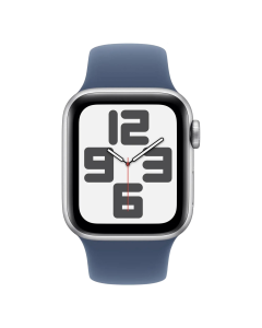 Смарт-годинник Apple Watch SE 2 GPS 40mm Silver Aluminium Case w. Denim Sport Band - M/L (MXED3)