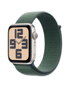 Смарт-годинник Apple Watch SE 2 GPS 44mm Starlight Aluminium Case w. Lake Green Sport Loop (MXEW3)