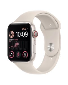 Смарт-годинник Apple Watch SE 2 GPS + Cellular 44mm Starlight Aluminium Case w. Starlight Sport Band - S/M