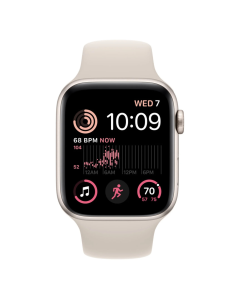 Смарт-часы Apple Watch SE 2 GPS + Cellular 44 мм с корпусом из алюминия Starlight и ремешком Starlight Sport Band - S/M