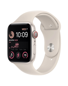 Смарт-годинник Apple Watch SE 2 GPS + Cellular 44mm Starlight Aluminium Case w. Starlight Sport Band - M/L