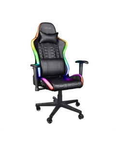 Игровое кресло Trust GXT 716 Rizza, искусственная кожа, 3D-подлокотники, RGB Черное (Black)