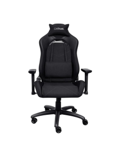 Кресло игровое Trust GXT714 Ruya ECO, ПУ кожа, 3D-подлокотники Черное (Black)