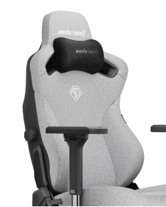 Кресло игровое Anda Seat Kaiser 3 размер XL ткань Серый (Grey)