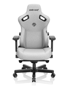 Кресло игровое Anda Seat Kaiser 3 размер XL ткань Серый (Grey)