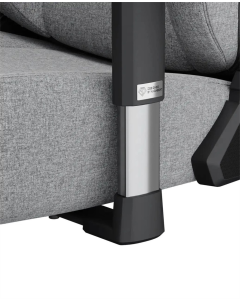 Кресло игровое Anda Seat Kaiser 3 размер XL ткань Серый (Grey)