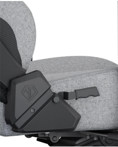 Кресло игровое Anda Seat Kaiser 3 размер XL ткань Серый (Grey)