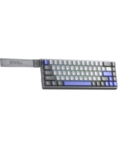 Клавіатура Aula WIN68 HE Max Magnetic Switch Grey/White/Purple Біла (White)