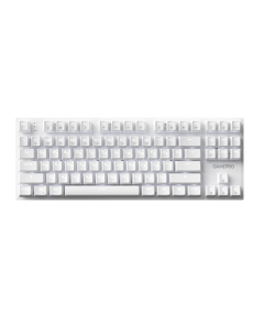 Клавиатура GamePro Genesis Joker MK124W с переключателями Outemu Red USB Белая (White)