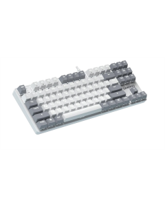 Клавиатура GamePro Genesis Metallic MK110W с переключателями Outemu Red USB Белая (White)