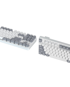 Клавиатура GamePro Genesis Metallic MK110W с переключателями Outemu Red USB Белая (White)