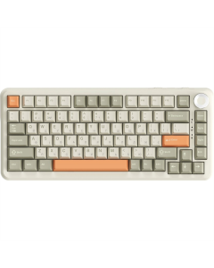 Беспроводная клавиатура Ajazz AK820 Max Flying Fish Switch Retro Colour Белая (White)