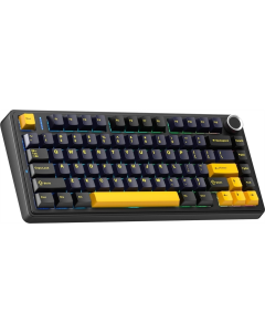 Беспроводная клавиатура Aula F75 Черно-Желтая (Black Yellow)