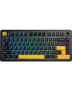 Беспроводная клавиатура Aula F75 Черно-Желтая (Black Yellow)