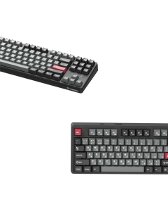 Клавіатура бездротова GamePro Asgard Ragnar Keychron Super Red Switch Чорна (Black)