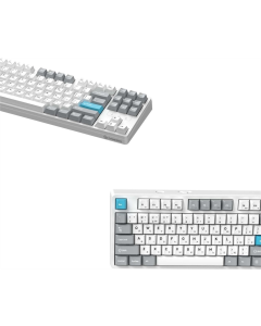 Беспроводная клавиатура GamePro Asgard Ragnar Keychron Super с красным переключателем (Red Switch) Белая (White)