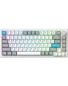 Клавіатура бездротова GamePro Asgard Yord Keychron Super Red Switch Біла (White)