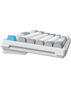 Беспроводная клавиатура GamePro Asgard Yord Keychron Super с красным переключателем (Red Switch) Белая (White)