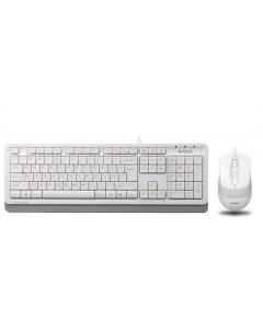 Клавіатура A4Tech F1010 + миша Біла (White)