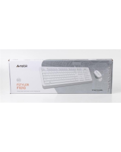 Клавіатура A4Tech F1010 + миша Біла (White)