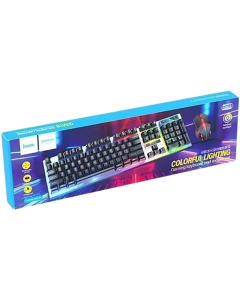 Клавіатура HOCO GM18 LED + миша Чорна (Black)