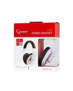 Навушники накладні Gembird MHS-U-001 GW Білі (White)