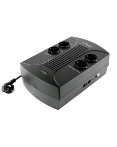 Джерело безперебійного живлення EnerGenie EG-UPS-001 650VA Чорне (Black)