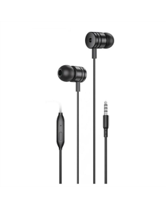 Наушники с микрофоном Foneng EP200 REMOTE (EP200-E-R) Черные (Black)