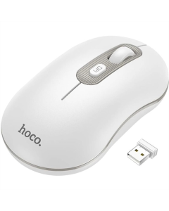 Миша Hoco GM21 Platinum 2.4G White/Grey Сіра (Grey)