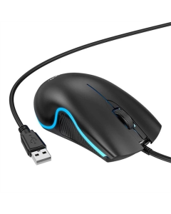 Миша Hoco GM19 RGB Черная (Black)