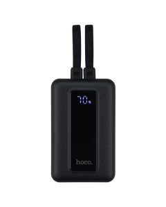 PowerBank 10000 mAh Hoco J162 22.5W+PD20W with 2 cables Чорний (Black)