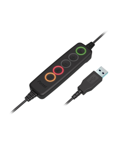 Навушники накладні Axtel Voice UC 40 duo NC (AXH-V40UCD) Чорні (Black)