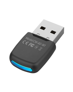 Wi-Fi адаптер ColorWay Wi-Fi 6 (CW-AD-W1) Чорний (Black)