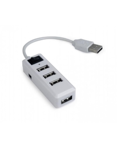 USB хаб Gembird UHB-U2P4-21 4 порта Белый (White)