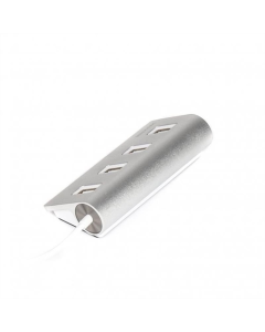 USB хаб Maxxter 4 порта Silver (HU2A-4P-01) Серебристый (Silver)