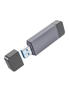 Кардрідер Hoco HB45 Spirit 2-in-1 USB-USB Type-C 3.0 Чорний (Black)