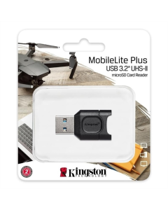 Кардридер Kingston USB 3.2 Type-A microSD UHS-II Черный (Black)