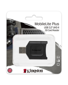 Картридер Kingston USB 3.2 Type-A SD UHS-II Черный (Black)