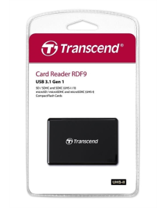 Кардрідер Transcend USB 3.1 Type-A microSD/SD/CF UHS-II Чорний (Black)