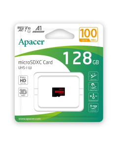 Карта пам`яті MicroSDHC Apacer 128GB UHS-I Class 10 (AP128GMCSX10UB-RA)