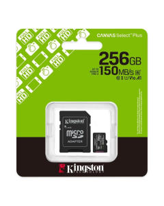 Карта памяти MicroSDXC Kingston Canvas Select Plus 256GB UHS-I Class 10 R150MB/s (SDCS3/256GBSP)